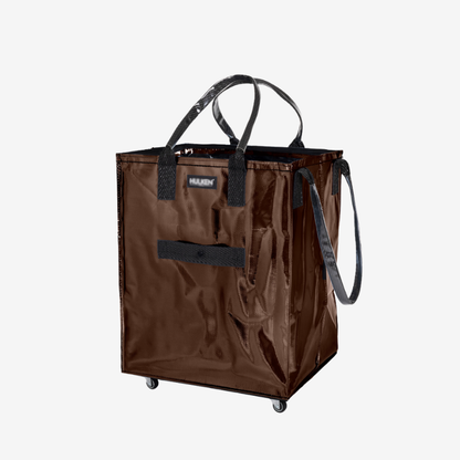 Rolling Tote Bag with Zip Top Closure