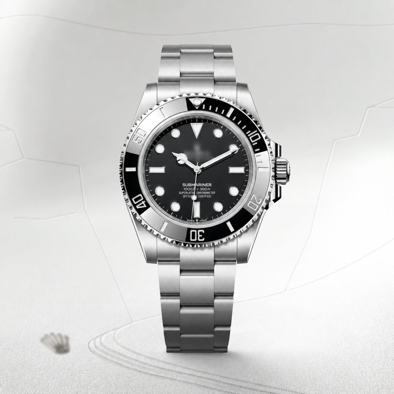 Submariner No Date Stainless Steel Ceramic Bezel Watch