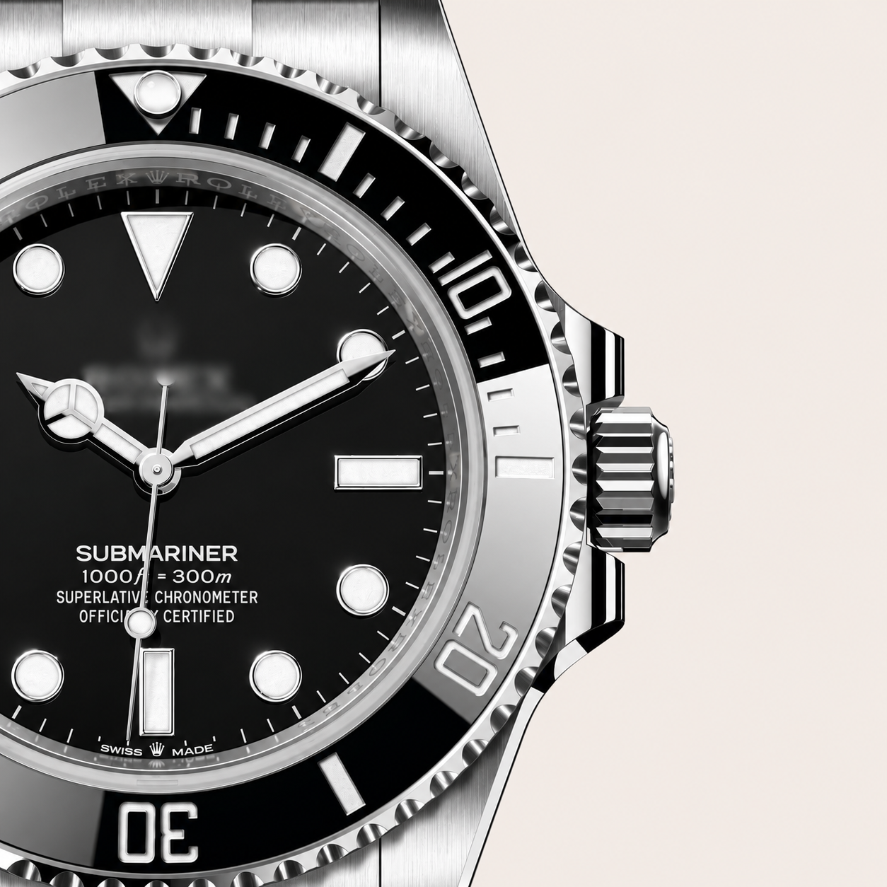 Submariner No Date Stainless Steel Ceramic Bezel Watch