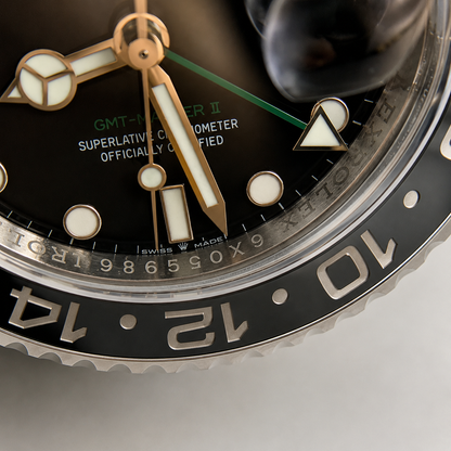 GMT-Master II 3285 V3 – 126710GRNR 'Bruce Wayne' Stainless Steel Black Dial Oyster