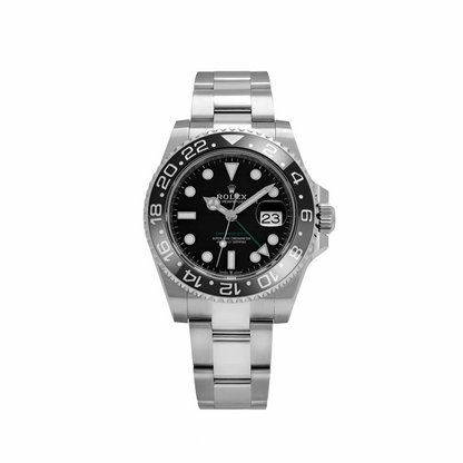 GMT-Master II 3285 V3 – 126710GRNR 'Bruce Wayne' Stainless Steel Black Dial Oyster